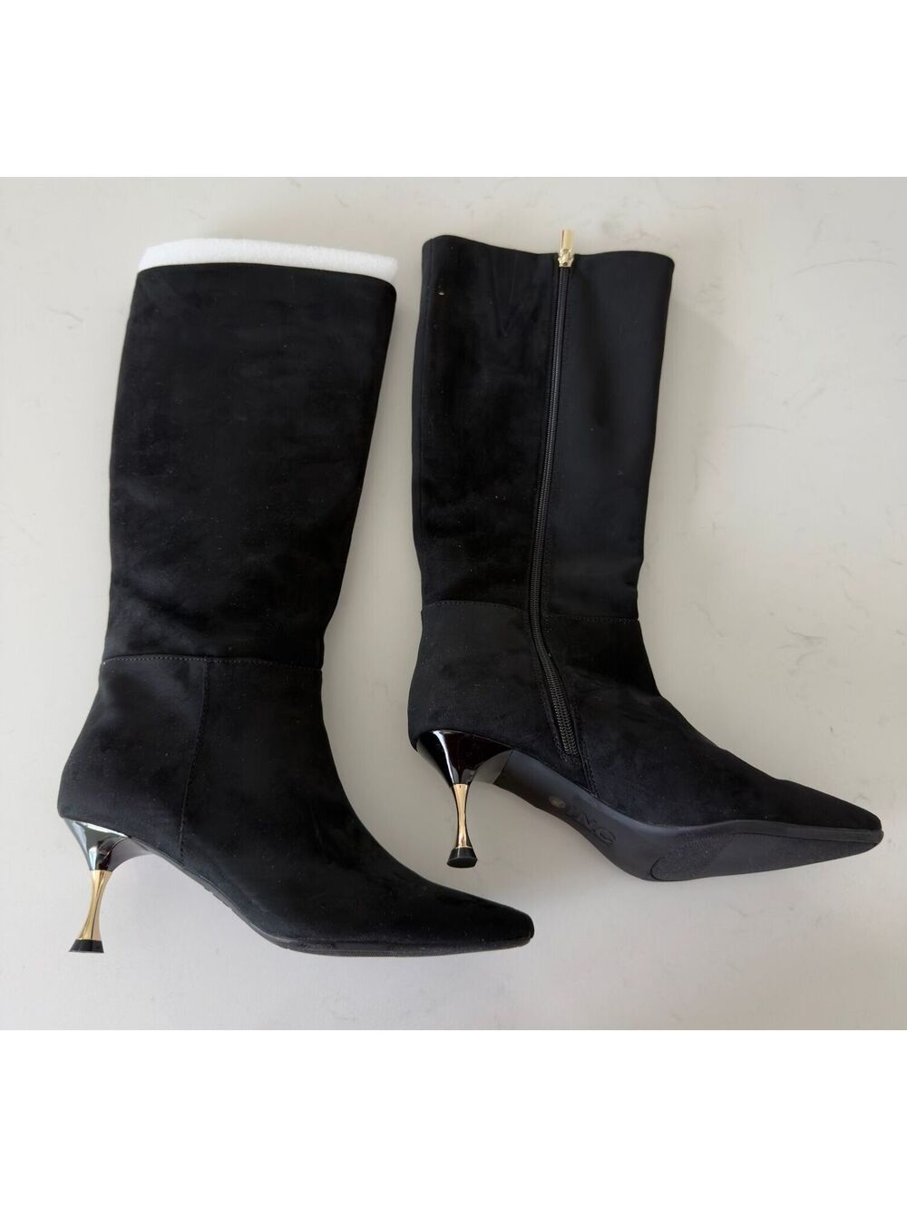 I.N.C. International Concepts Black Teddii Dress Boots Women Size 7